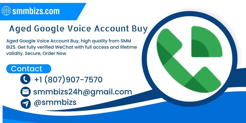 Aged Google Voice Account Buy