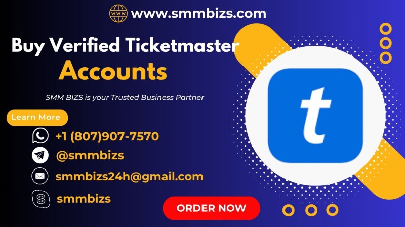 Buy Verified Ticketmaster Accounts
