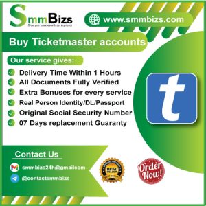 Buy Real Fan Ticketmaster Accounts